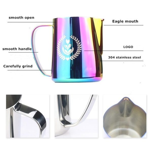 Stainless Steel Manual Motta Milk Jug Frother - Image 3